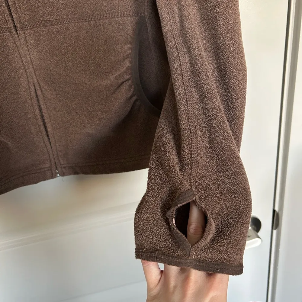 The North Face Kendall Jenner Brown Fleece Jacket - Image 3