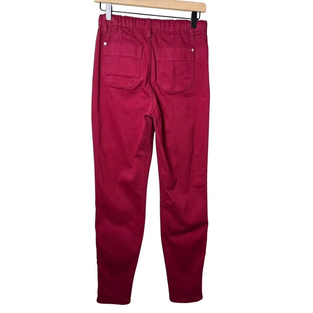 Judy Blue Women’s Drawstring Joggers Jeans 1/25 Garment Dyed Scarlett Denim - Image 2