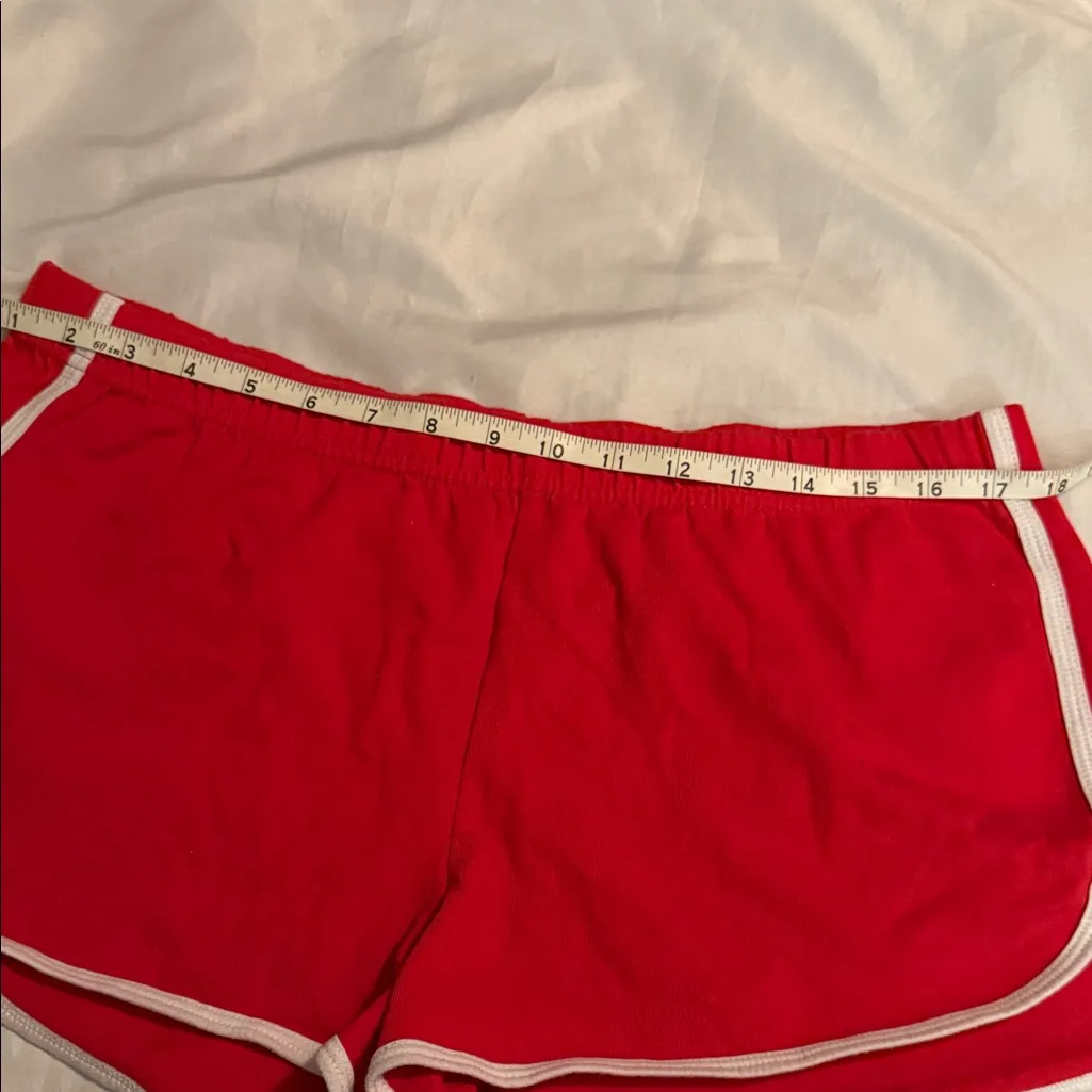 No Boundaries Red Women's Athletic Shorts - Image 4