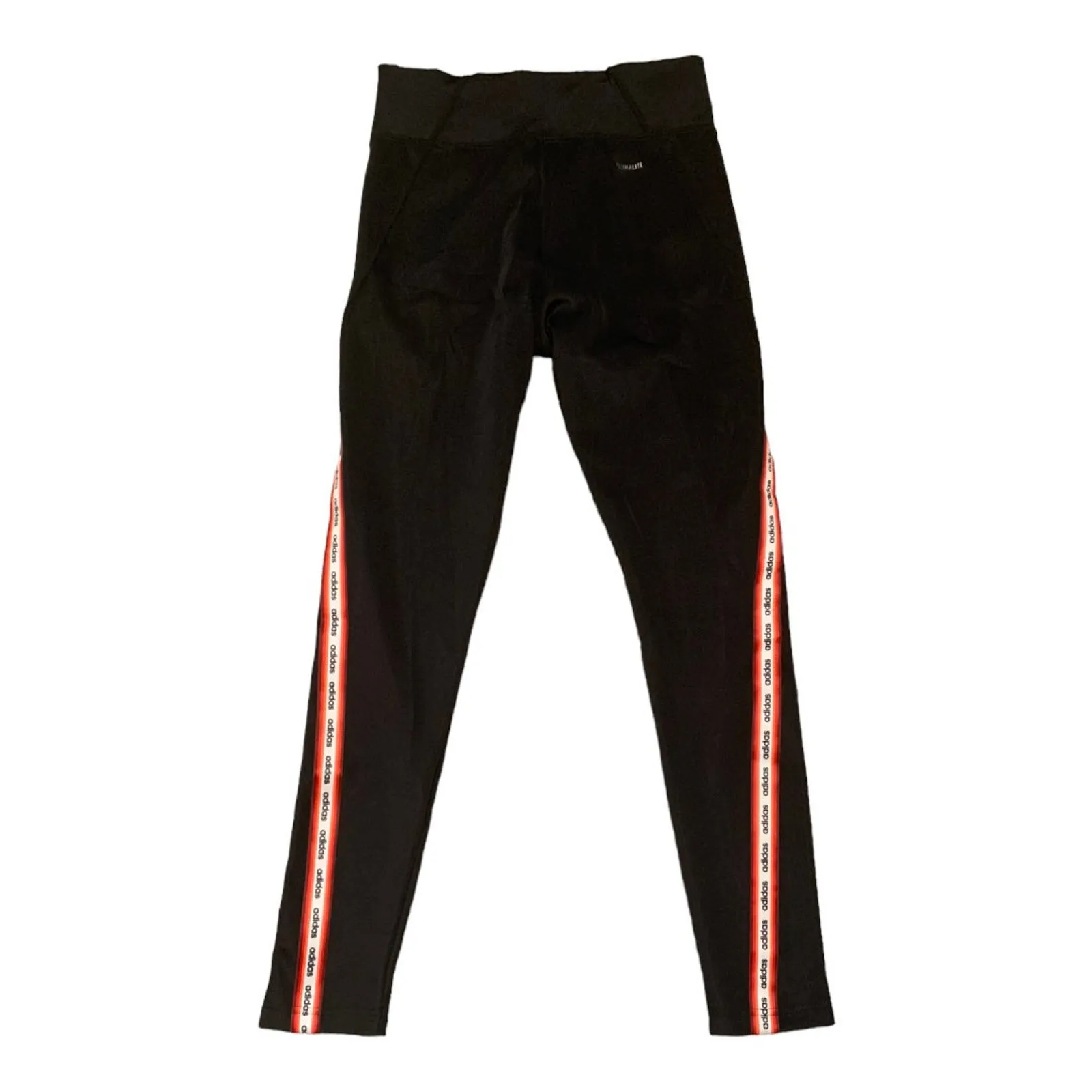 Adidas x farm rio womens size small black leggings racing stripes - Image 2