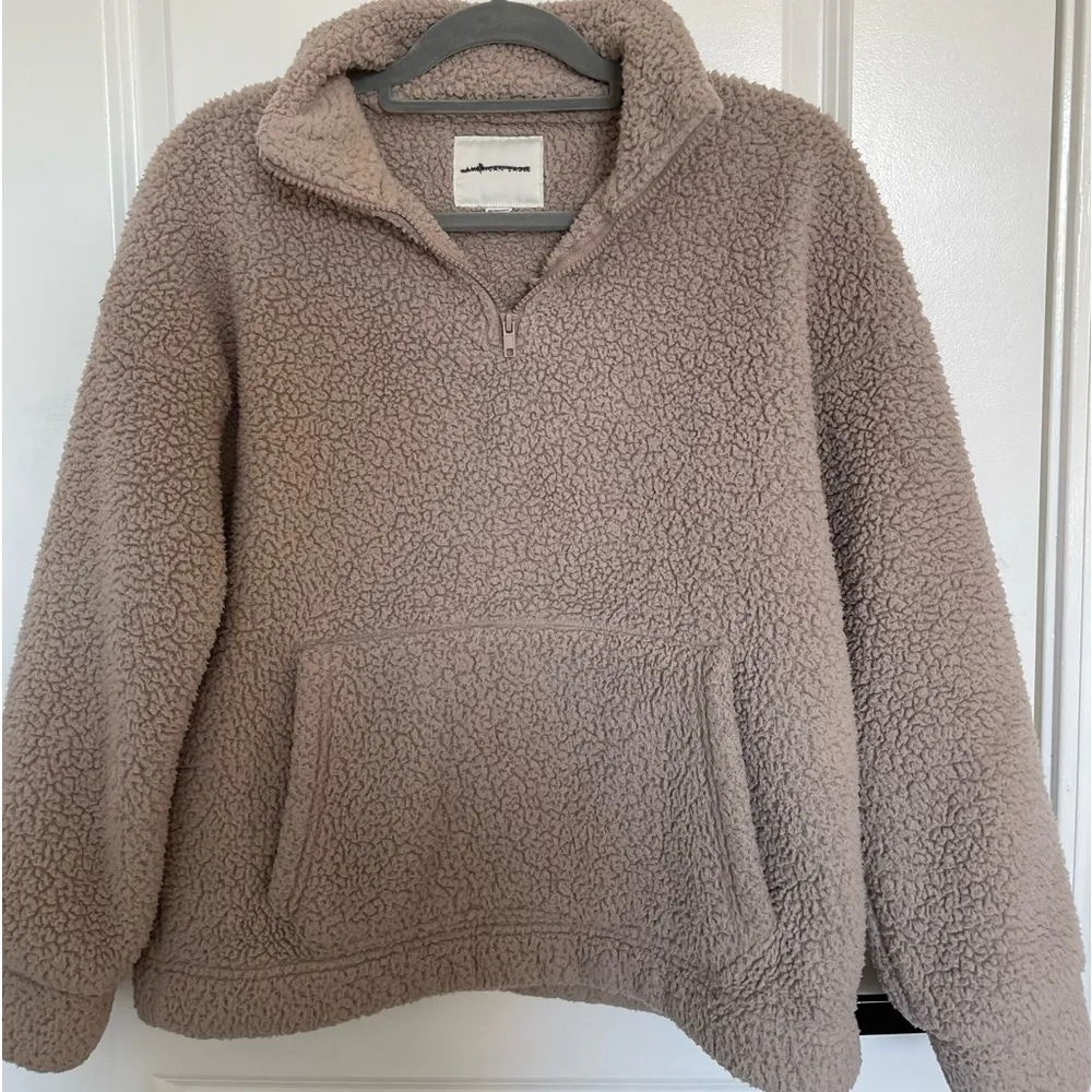 American Eagle quarter zip sweater - Image 3