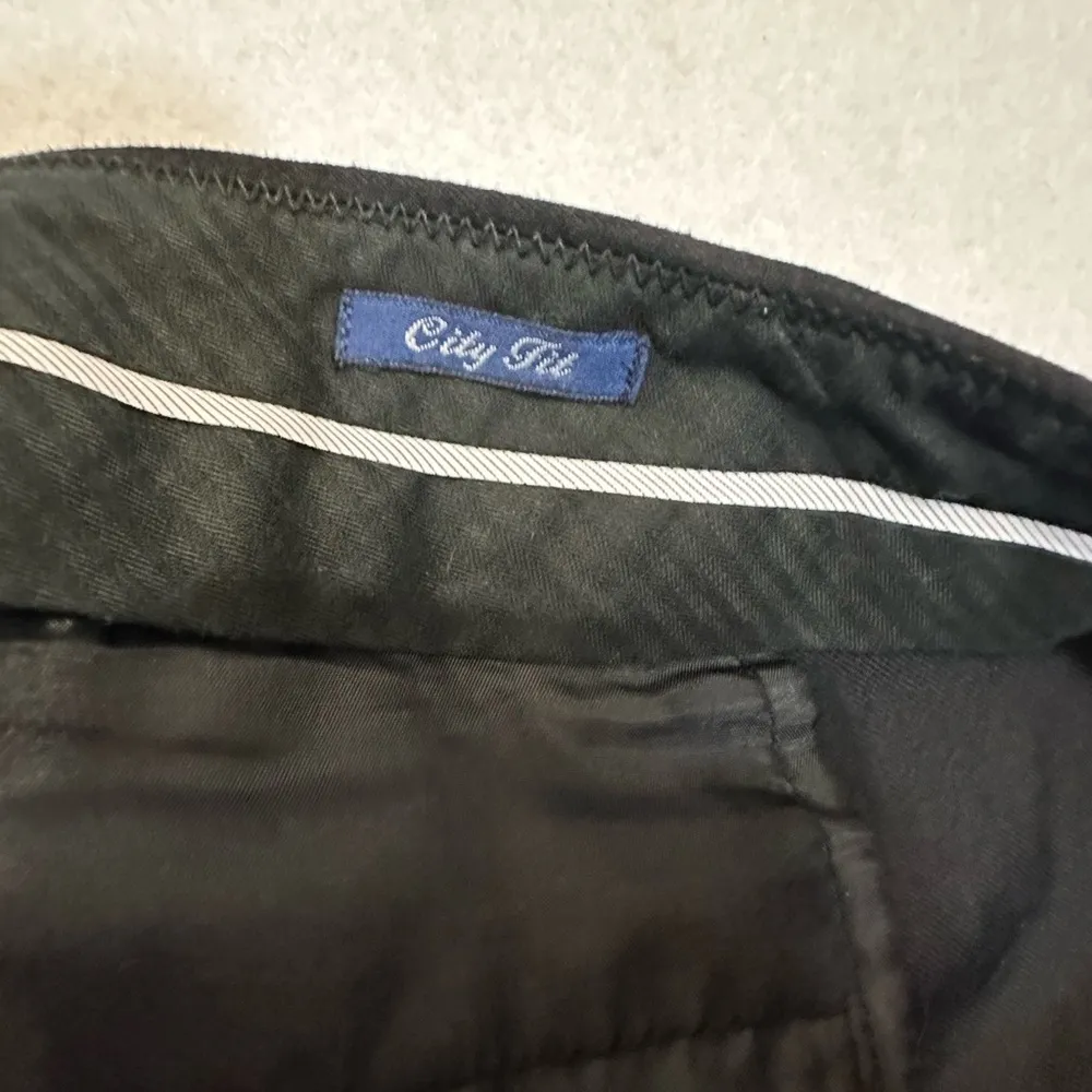 J. Crew City Fit Black Pants 100% Wool Business Casual Slacks Size 10 - Image 8