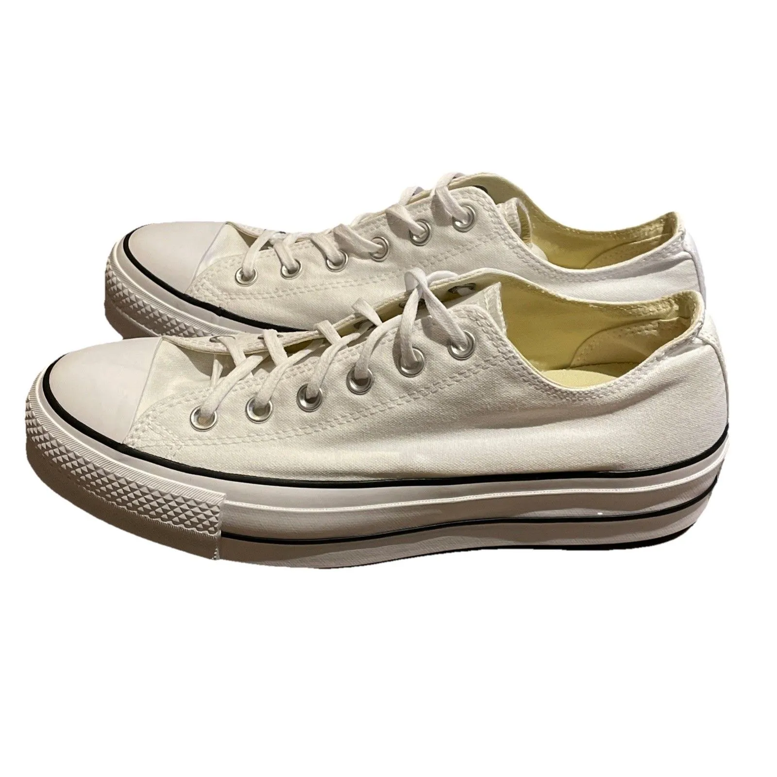 Converse Chuck Taylor Lift Platform Canvas Low Top Sneaker Shoes Womens Size 11 - Image 5