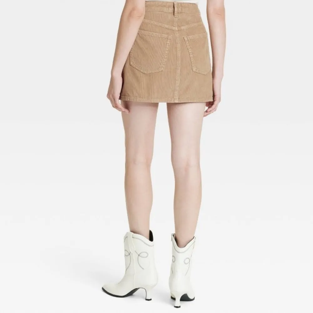 Universal Thread Brown Corduroy Mini Skirt Women's Size 10 - Image 6