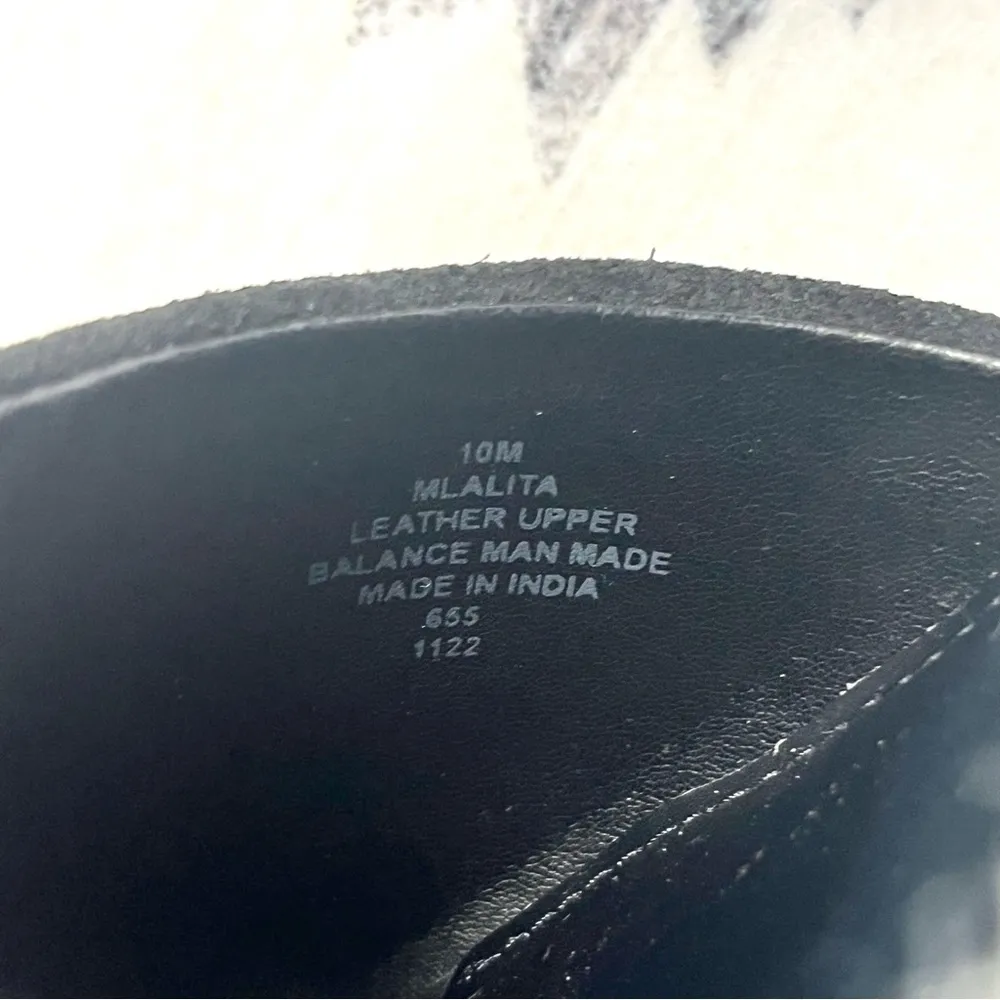 Marc Fisher LTD Alita Espadrille Wedge Sandals in Black Size 10 - Image 9