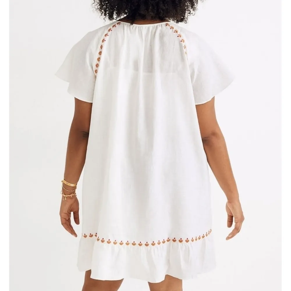 Madewell lighthouse embroidered linen shif… - Image 6