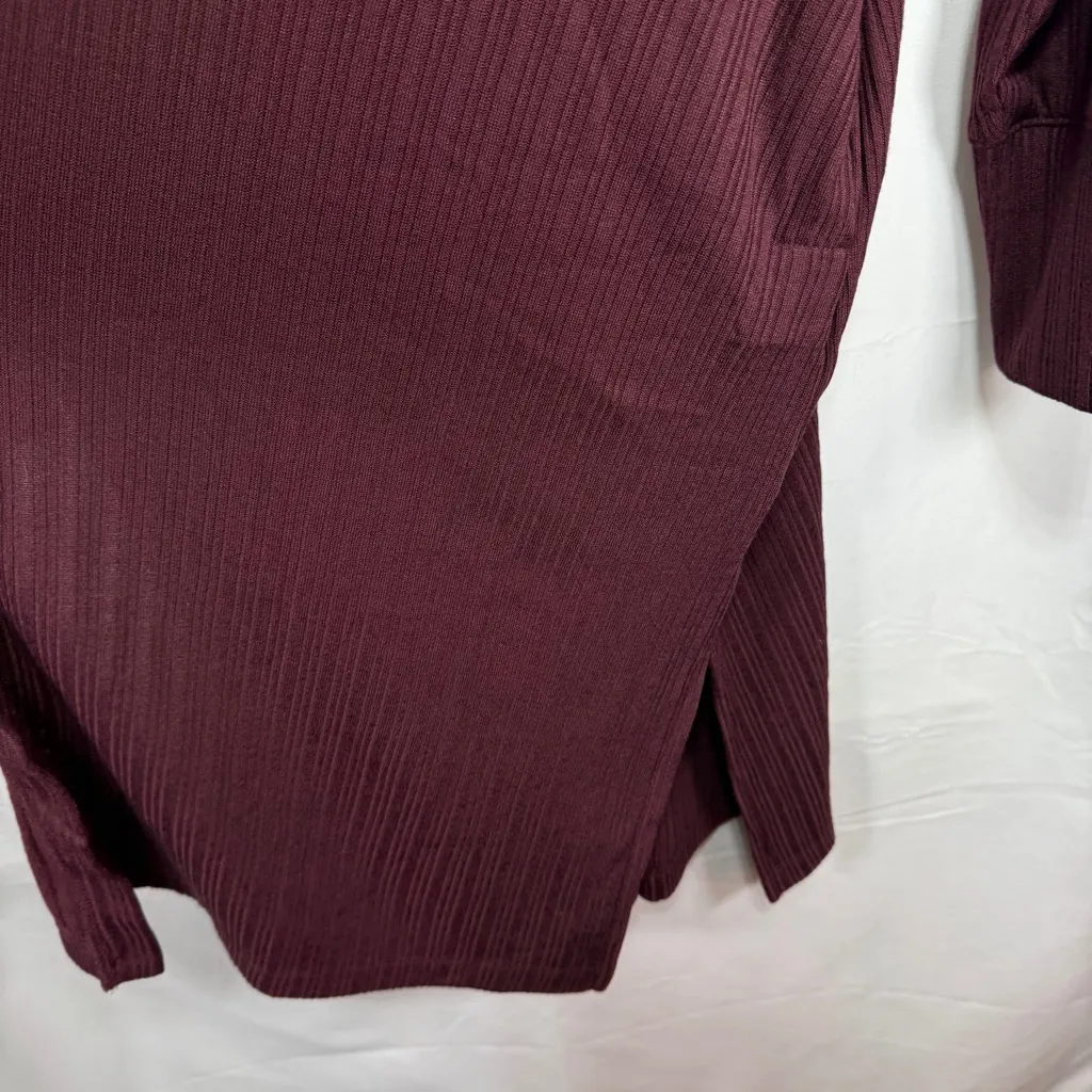 EUC Lane Bryant Rib Open Front Duster - Winetasting 22w/24w - Image 4