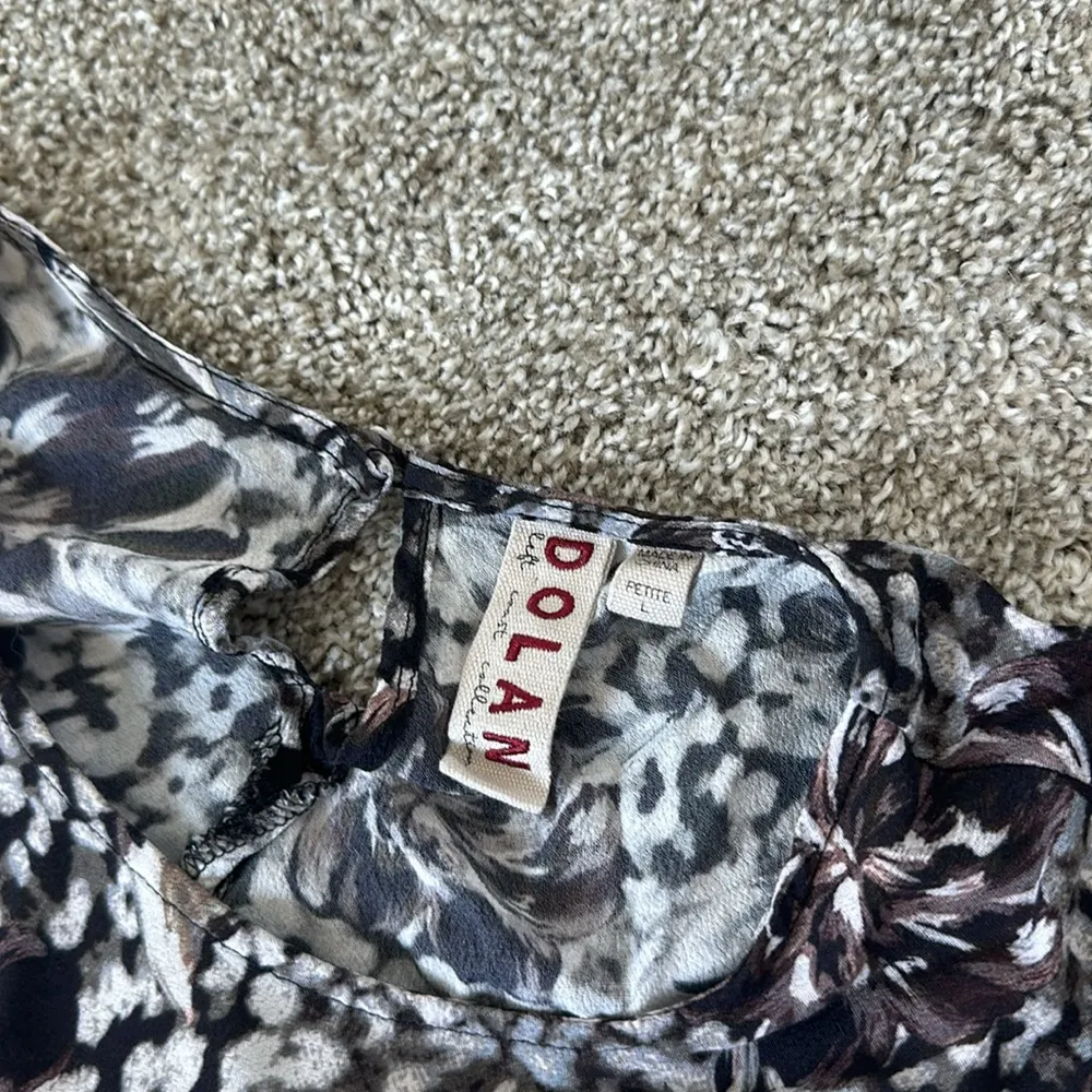 Dolan Moira Bias Midi Dress Size L Petite $138 - Image 9