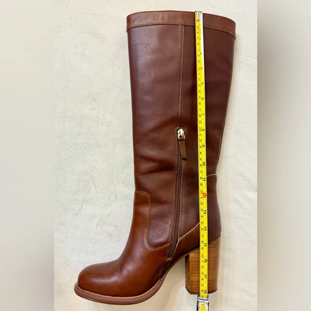 Kelsi Dagger Brooklyn Lodge Leather Tall Boot in Peanut Brown Size 9 - Image 13