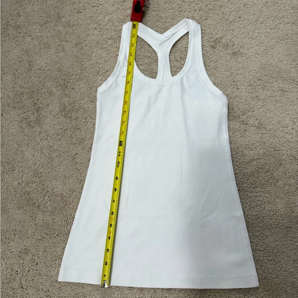 Lululemon Athletica White Tank!  Cross listed - Image 5