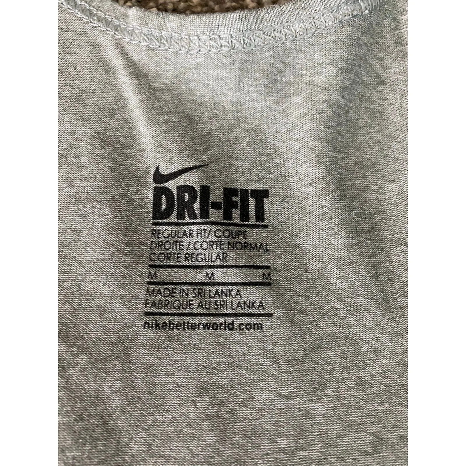 Nike Dri-FIT Women’s Tank Top – Gray – Size Medium - Image 4