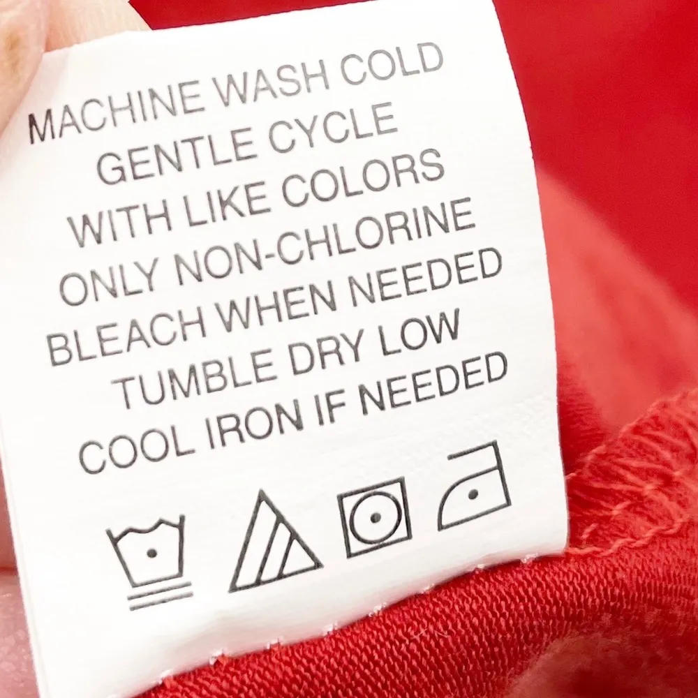 LUQ Women's Rust Orange Criss Cross V - Image 8