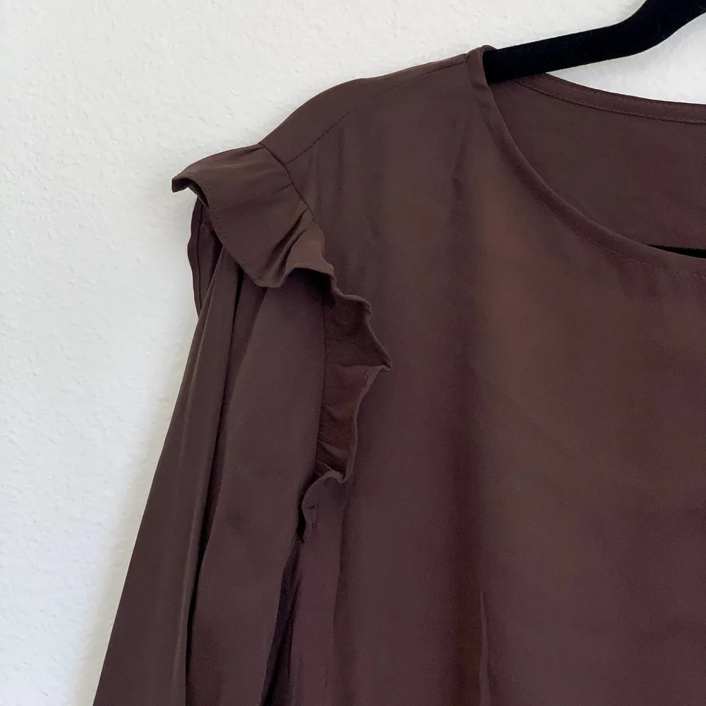 Setre Woman Midi Dress in Brown Size 10 - Image 3