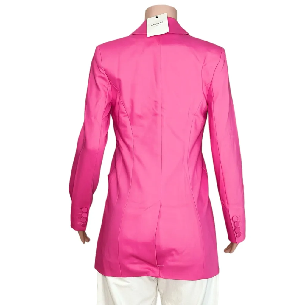 GRLFRND Jeane Suit Jacket, Bright Pink, XS - Image 13