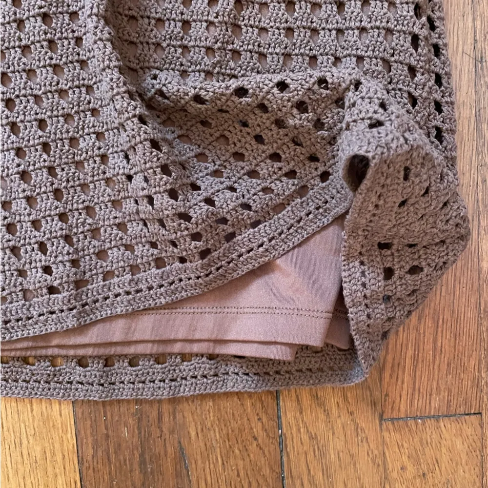 Vintage INC Open Weave Knit Crochet Boho Dress / Swim Beach Coverup - Image 12