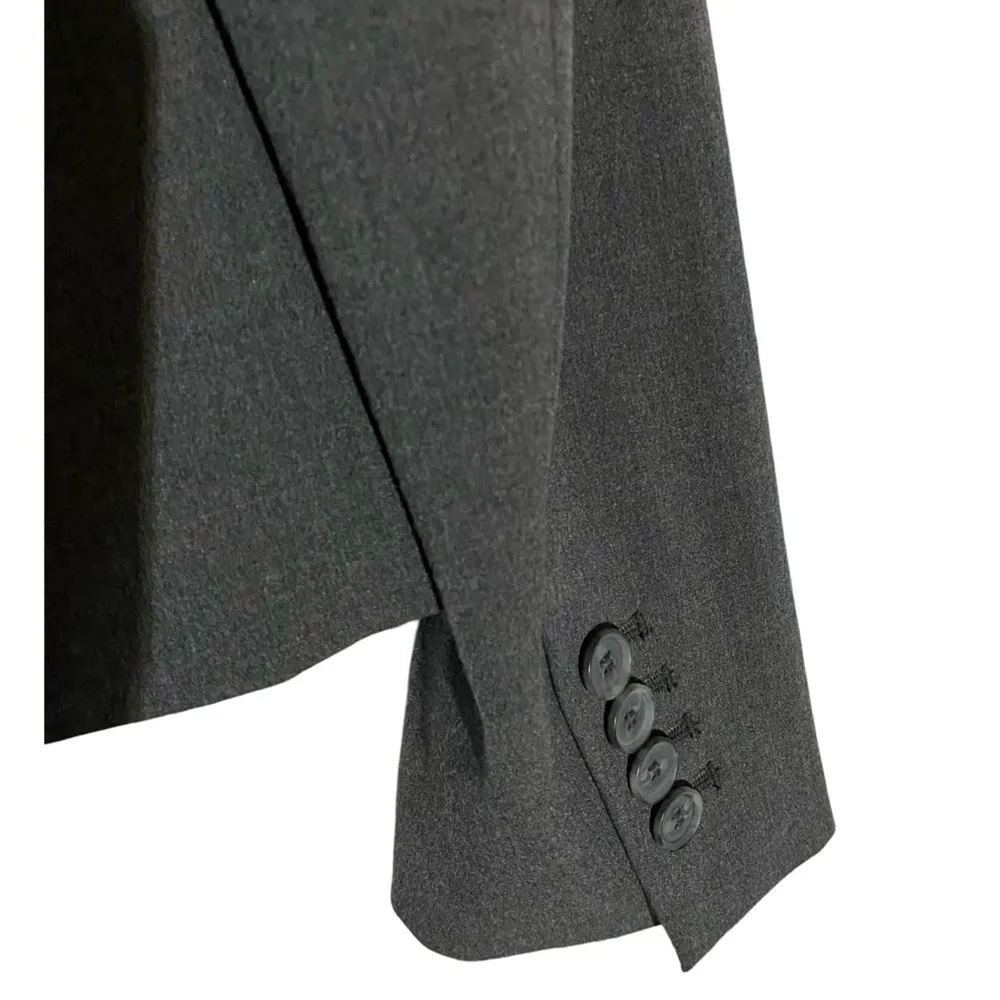 Ann Taylor Blazer Charcoal Gray Size 10 - Image 4