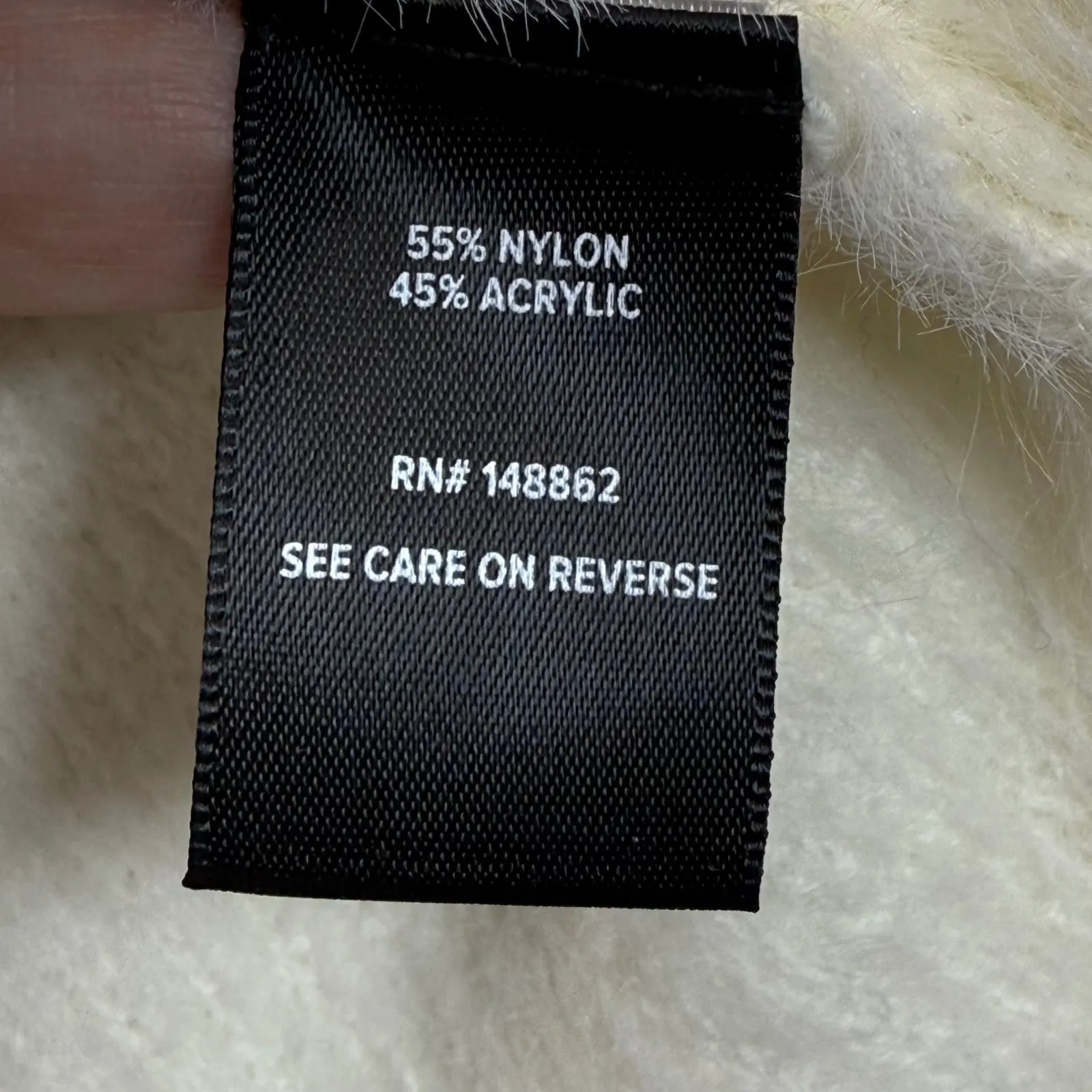 Torrid Fuzzy Pullover‎ Sweater Ivory Drop Shoulder Plus Size 3X - Image 6