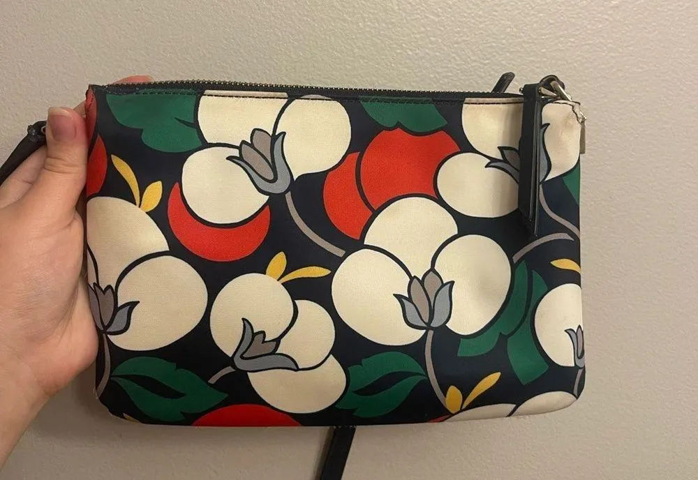 Kate Spade Triple Gusset Dawn Breezy Floral Crossbody Blazer Blue Lightweight - Image 5