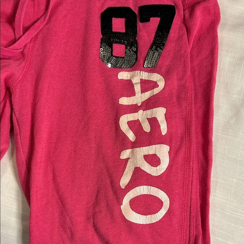 Aeropostale Pink Track Pants - Image 3