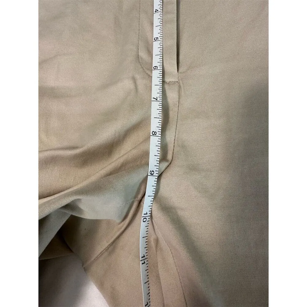 Talbots Women's Chino Shorts Size 6 Beige Casual Summer 10.5" Inseam - Image 9