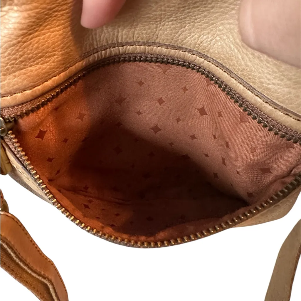 Fossil Tan Leather‎ Cross Body Bag Multipocket - Image 6
