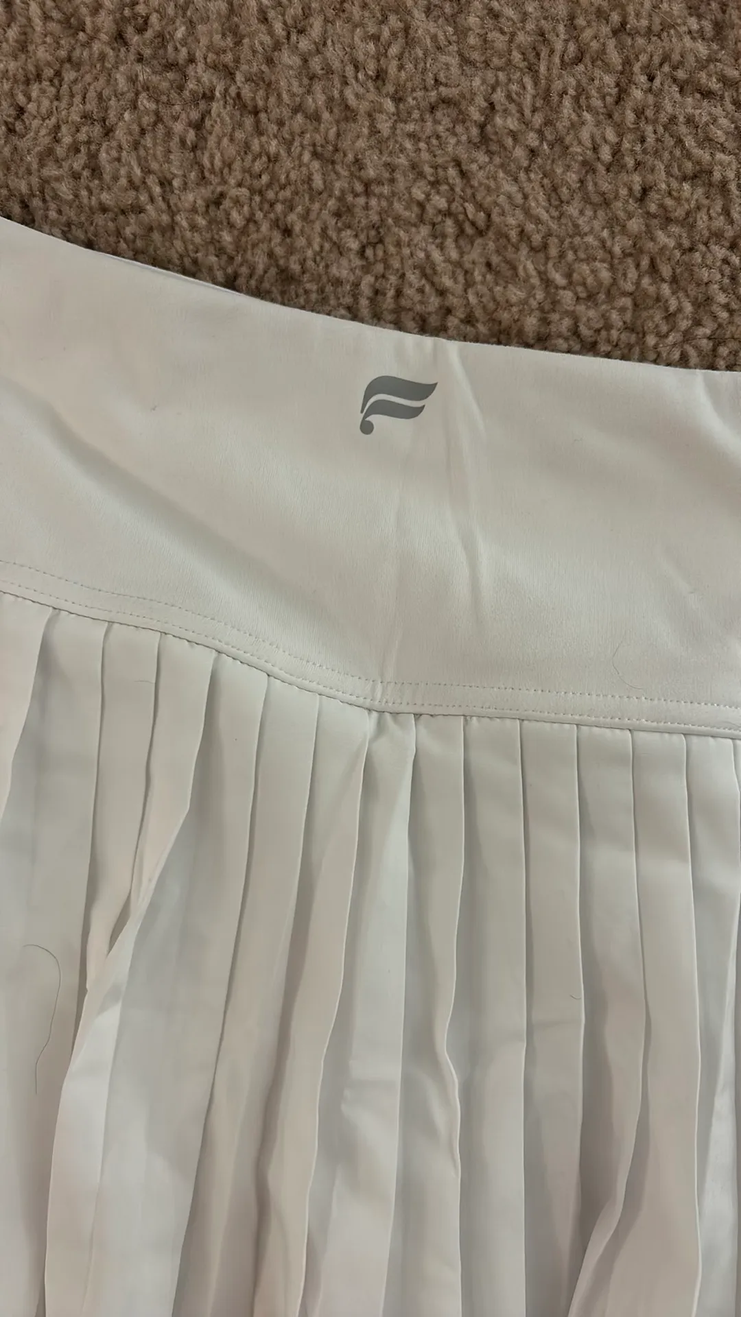 White Tennis Skirt - Image 3
