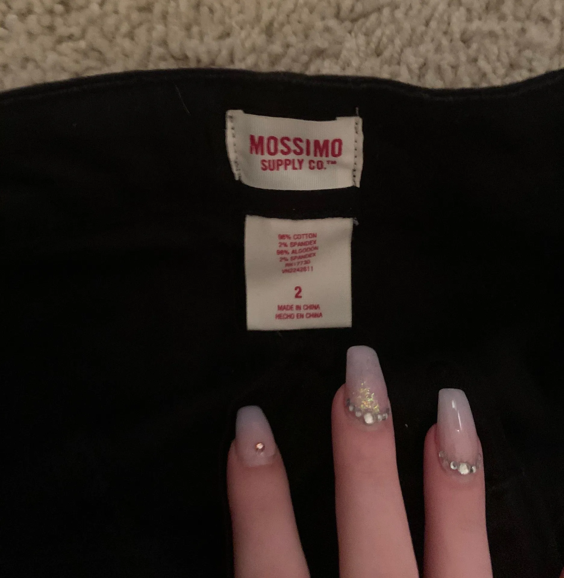 Jean Button Down Skirt - Image 2