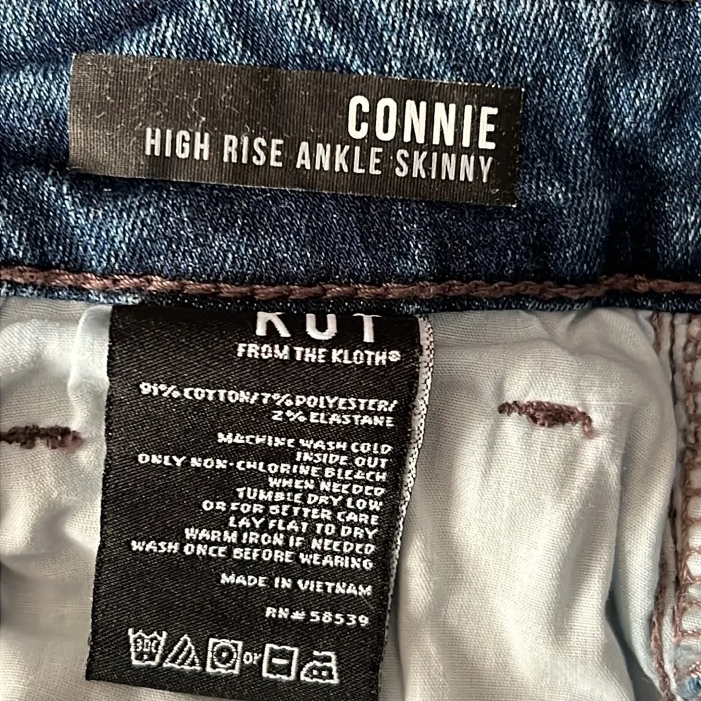 KUT FROM THE KLOTH Connie High Rise Ankle Skinny Jeans Size 6 - Image 5