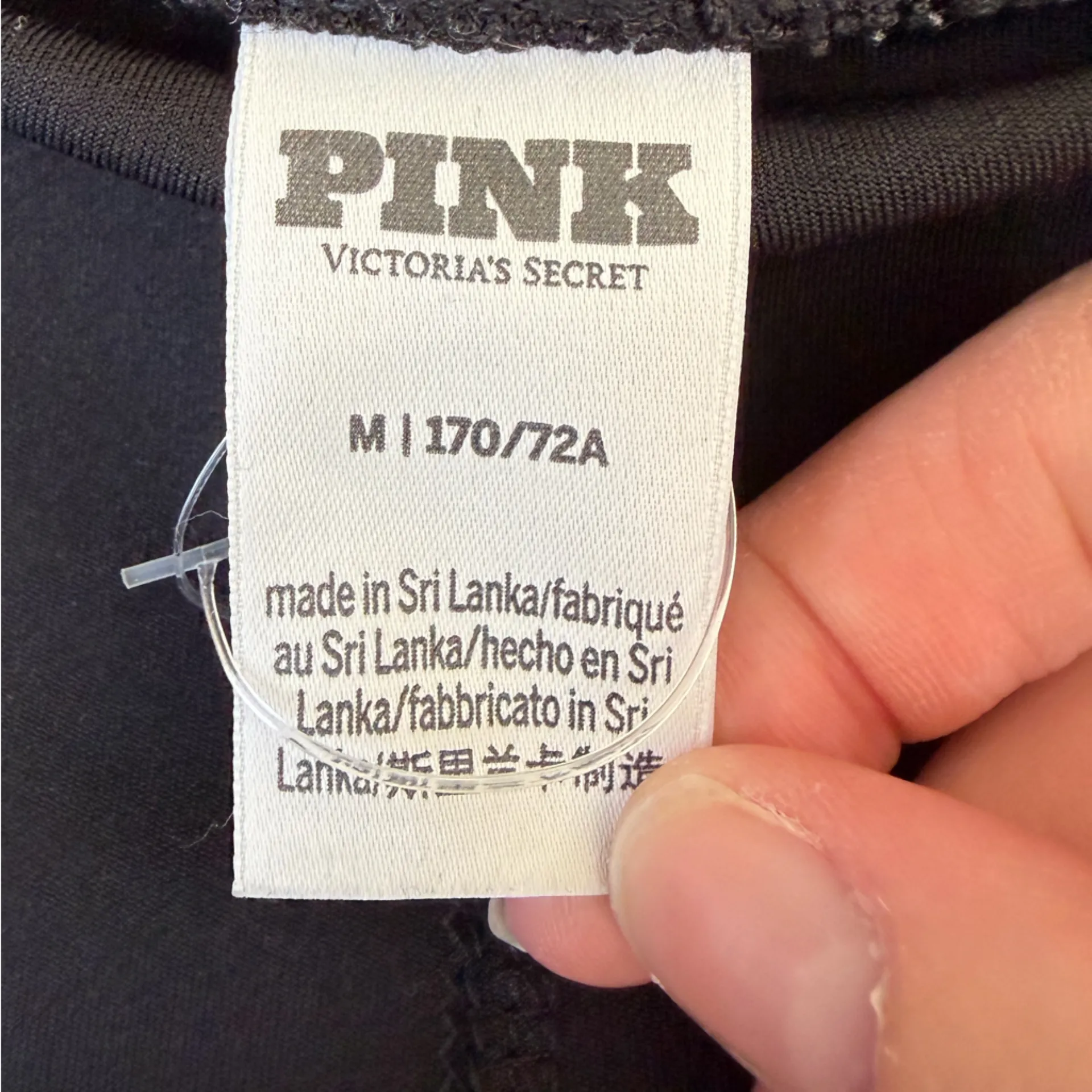 PINK Victoria's Secret Black Mini Skort - Image 4