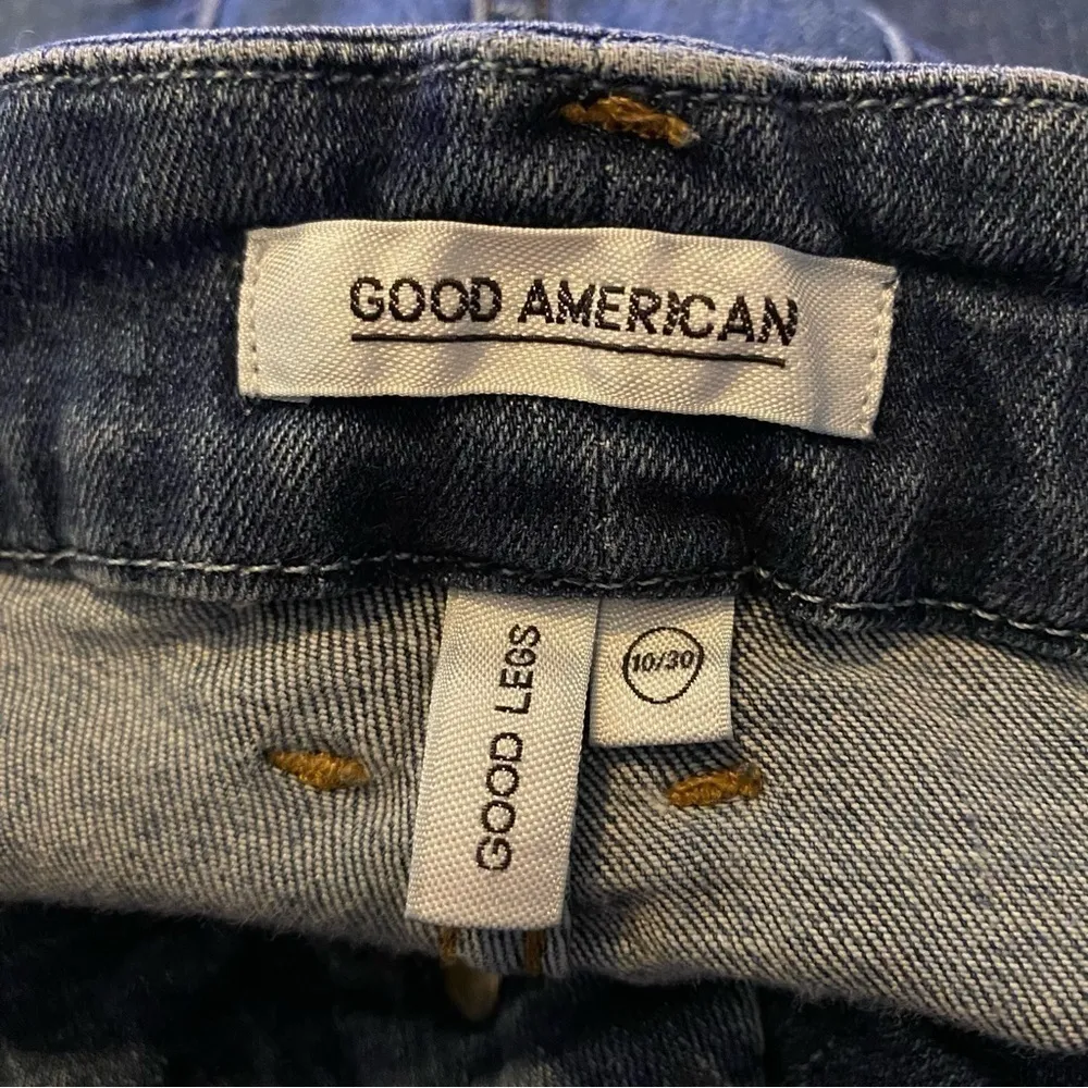 Good American Good Legs Side Stripe Skinny Jean 10/30 - Image 3