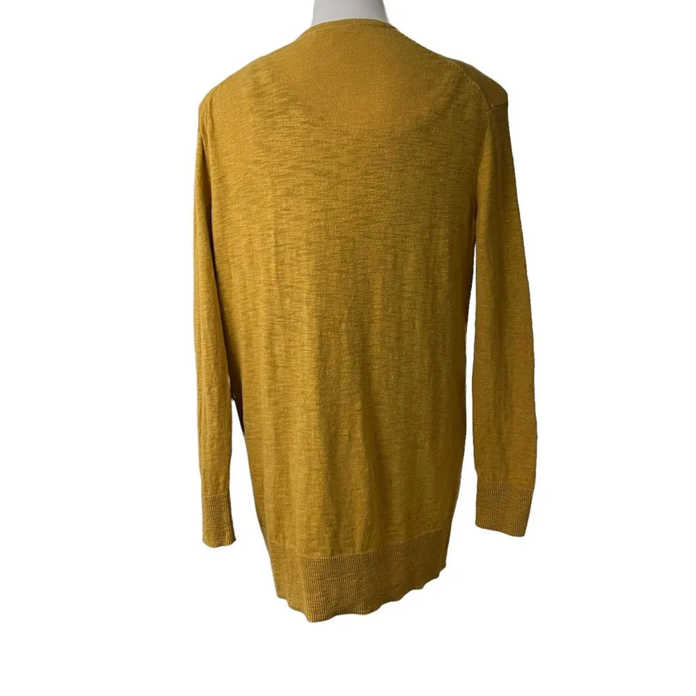 Madewell Summer Ryder Cardigan Sweater in Golden Apple. - Image 6