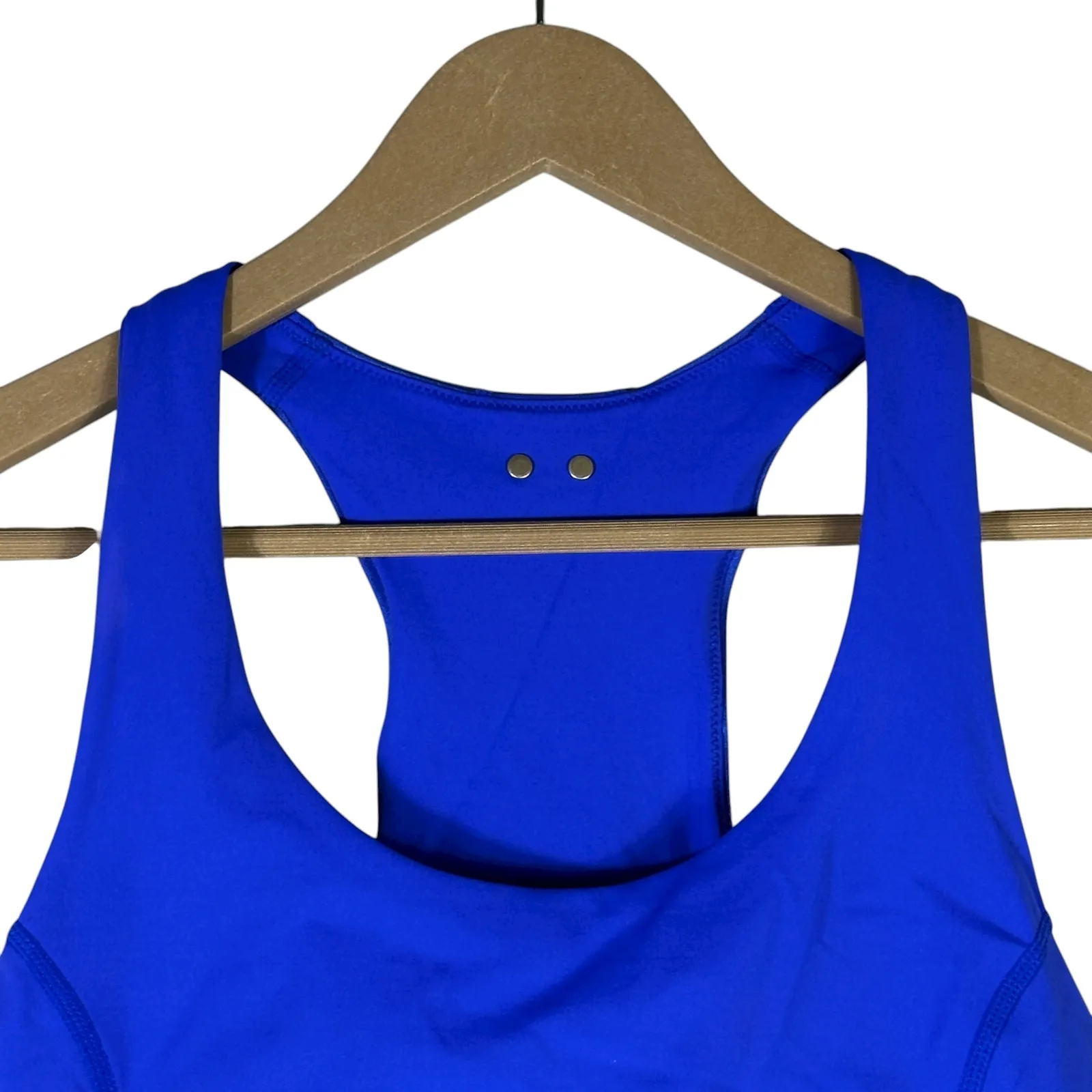 Alala Vamp Sports Bra Womens M Blue Racerback Stretch Athleisure Gym Lightweight - Image 4