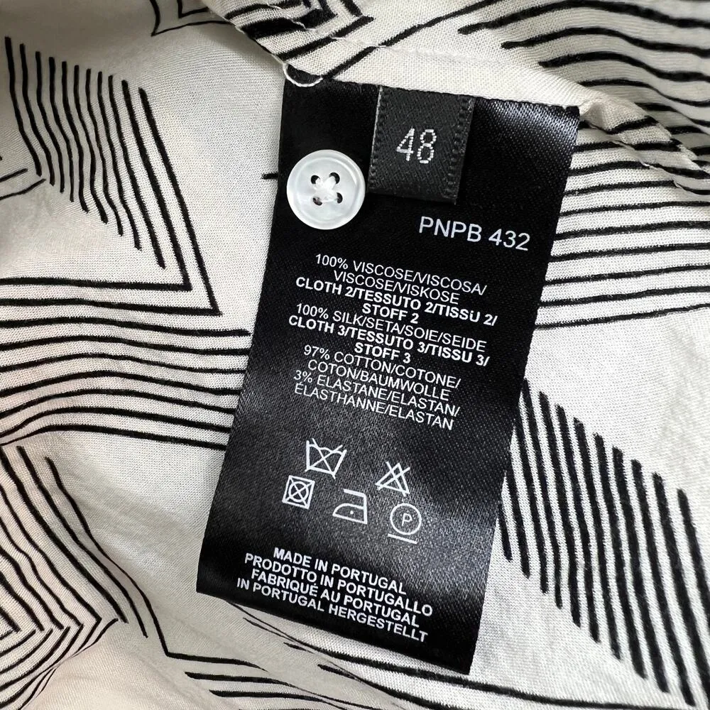 Paul Smith Black Label Button Down Shirt Printed Size 12 - Image 10