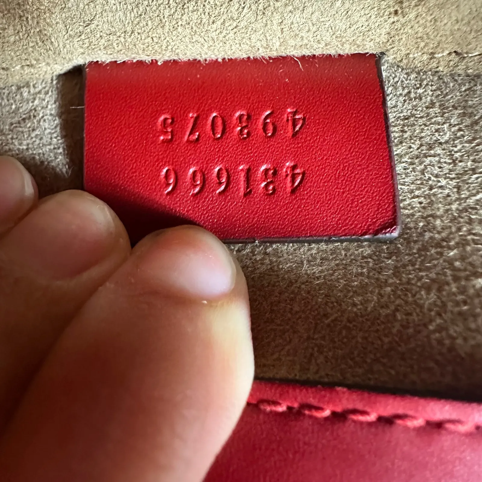 Gucci Sylvie Red Leather Chain Shoulder Bag Mini - Image 6