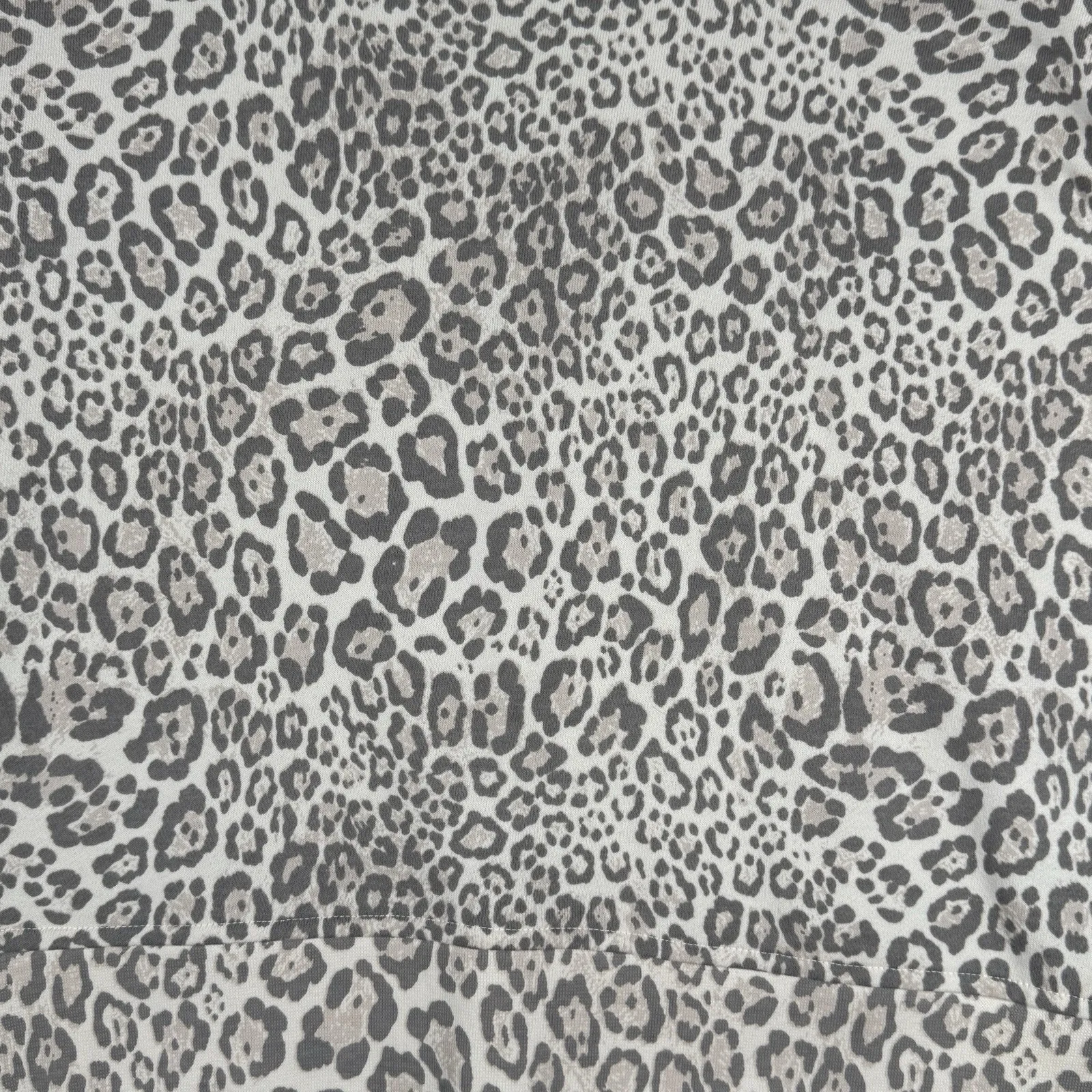 Rails Shirt Womens Medium Gray Cheetah Alice Sweatshirt Casual Basic Edgy Grunge - Image 5