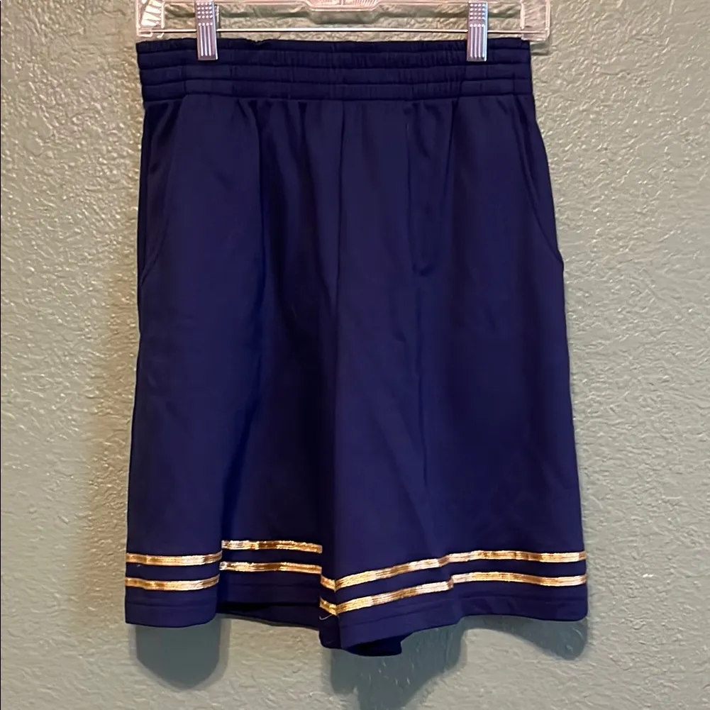 Vintage 90s Long Shorts with Gold Accents modest shorts long shorts Size L - Image 2