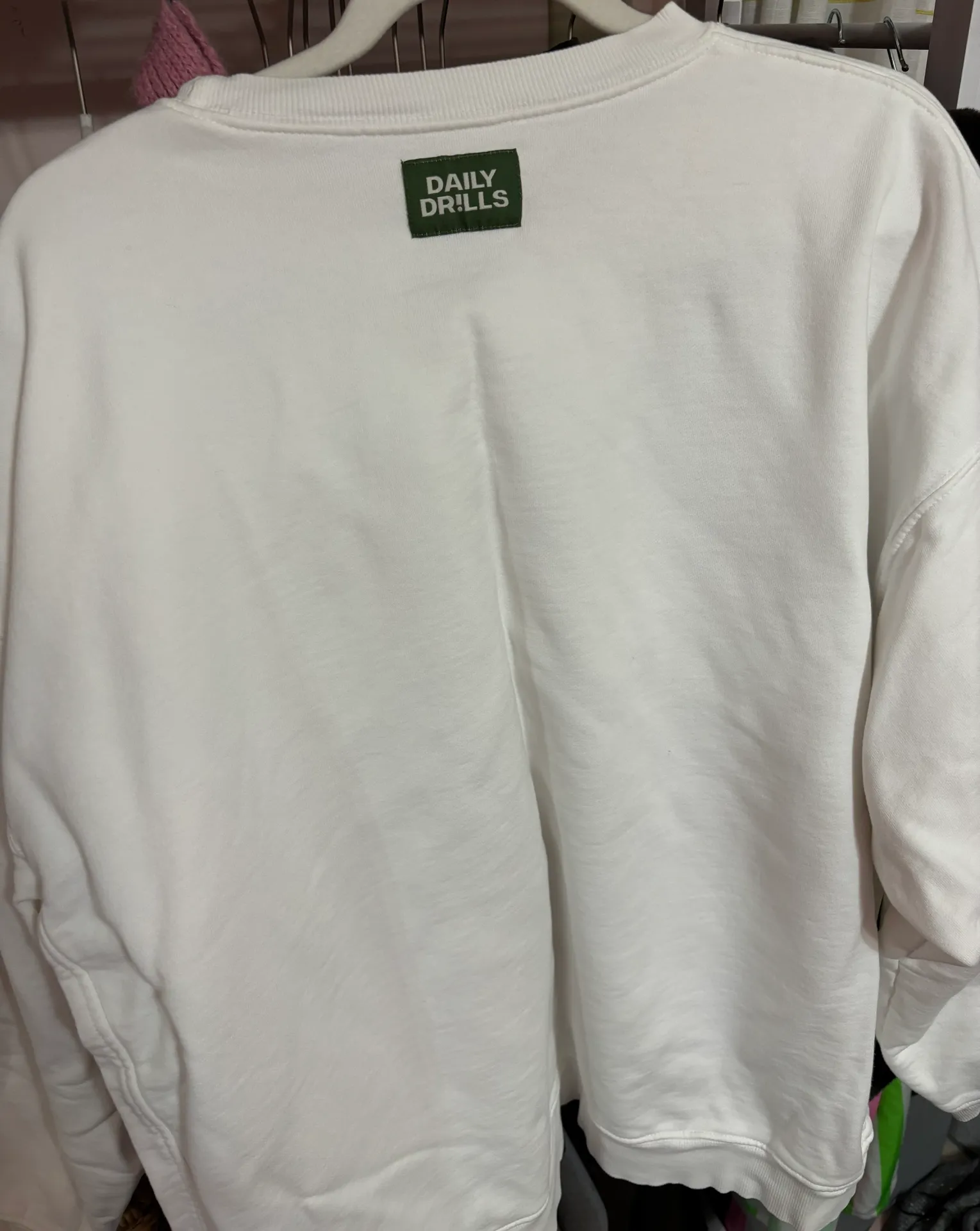 Oversized Sport Crew White XS/S - Image 2