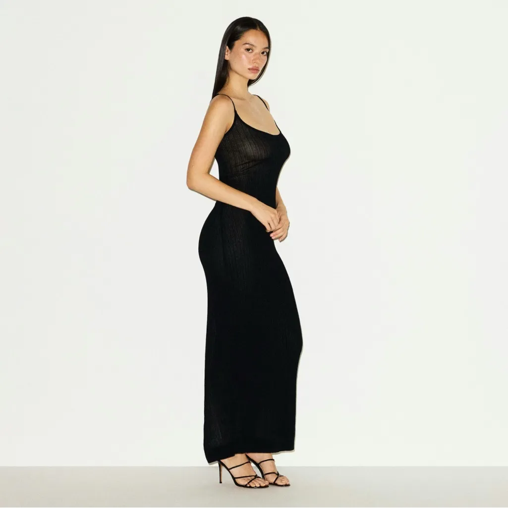 SKIMS Shimmering onyx  Maxi Dress - Image 2