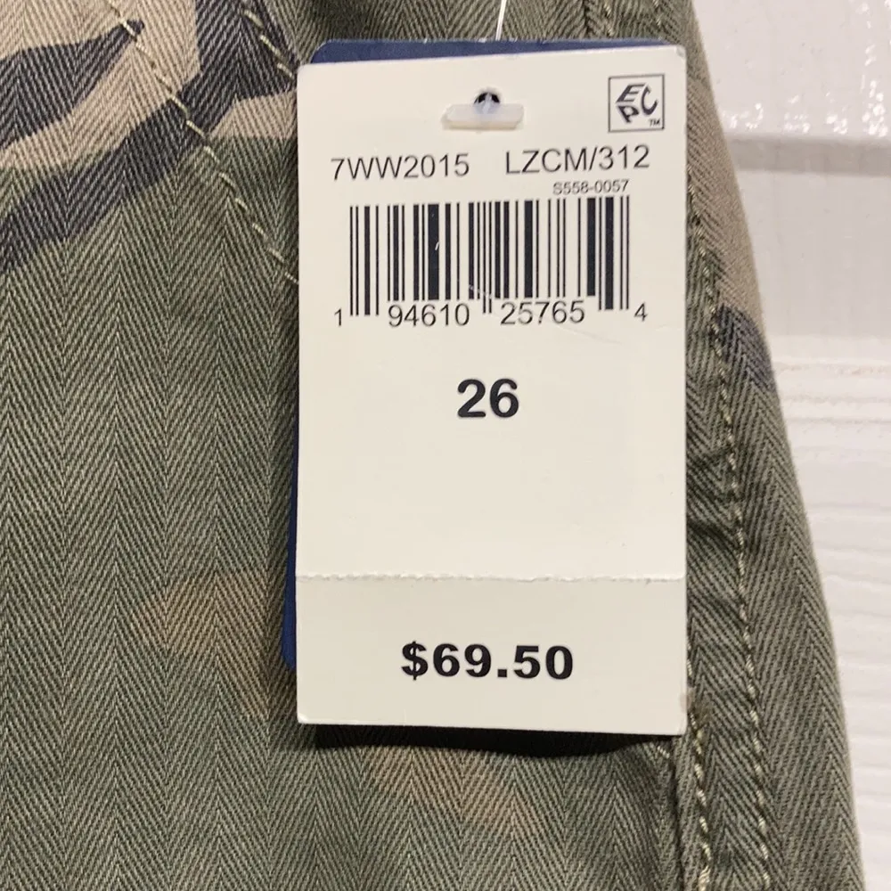 LUCKY BRAND Camo Skirt Size 26 Lucky Mini Skirt - Image 2