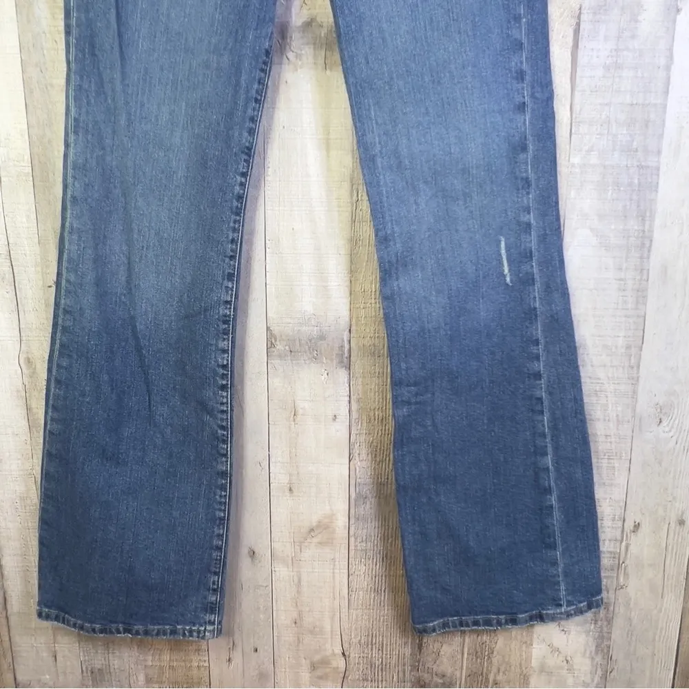 X2 Denim Laboratory Flare Leg Size 2 Reg w/5 Pockets & Belt Loops & Dist… - Image 4