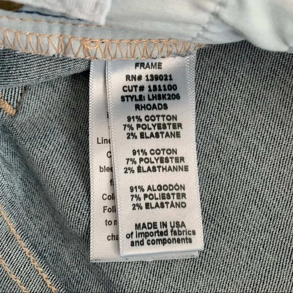 EUC Frame Le High Skinny Rhoads Wash Jeans Size 25 - Image 10