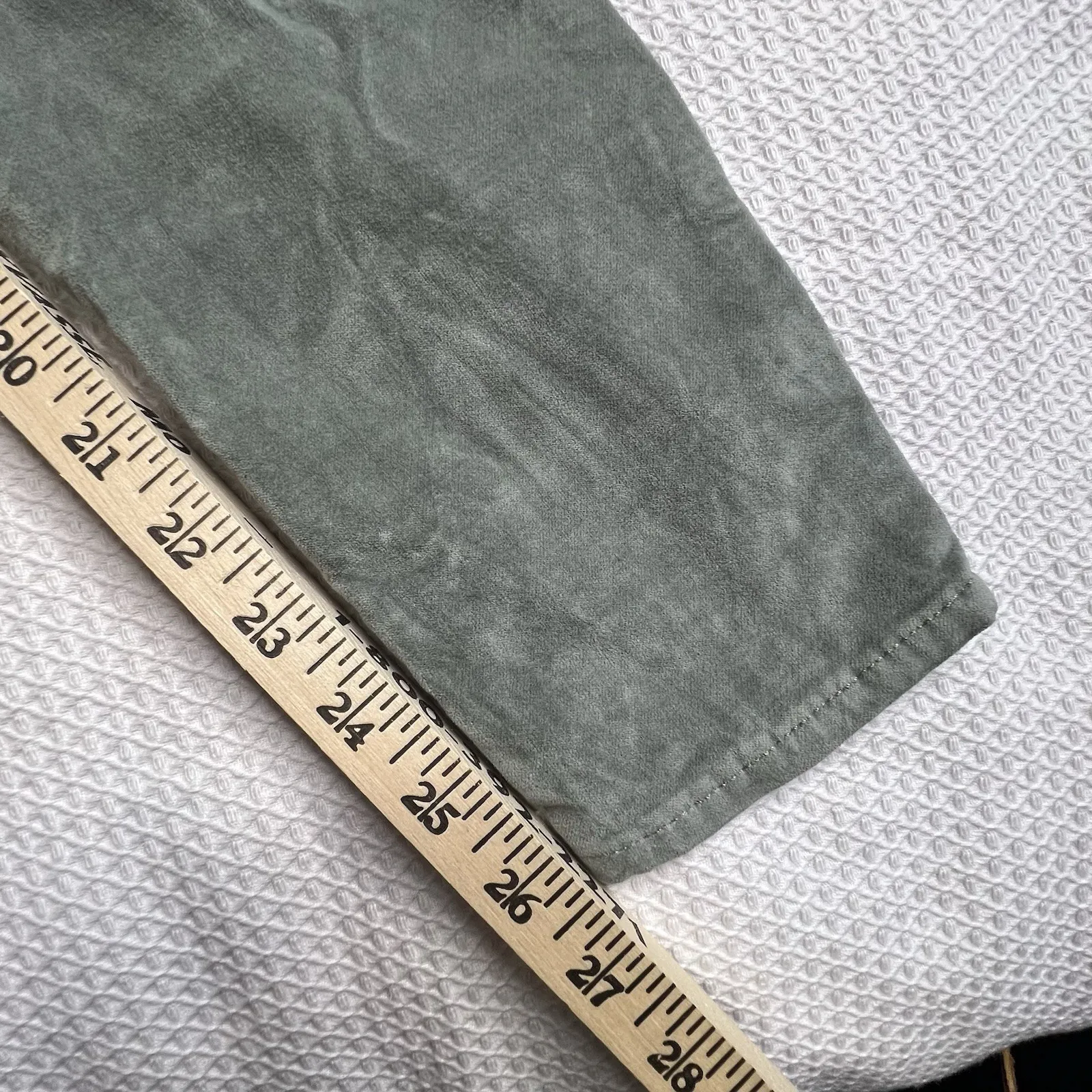 Lucky Brand Ava Super‎ Skinny Jean Size 4/27 Velvet Feel Mint Green Cotton Blend - Image 6