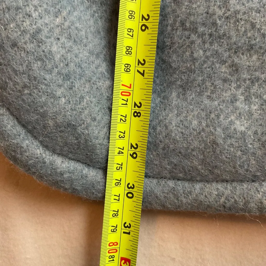 NWOT Sezane blue Coat Joe Wool oversized SZ36 US4 bust42 - Image 7