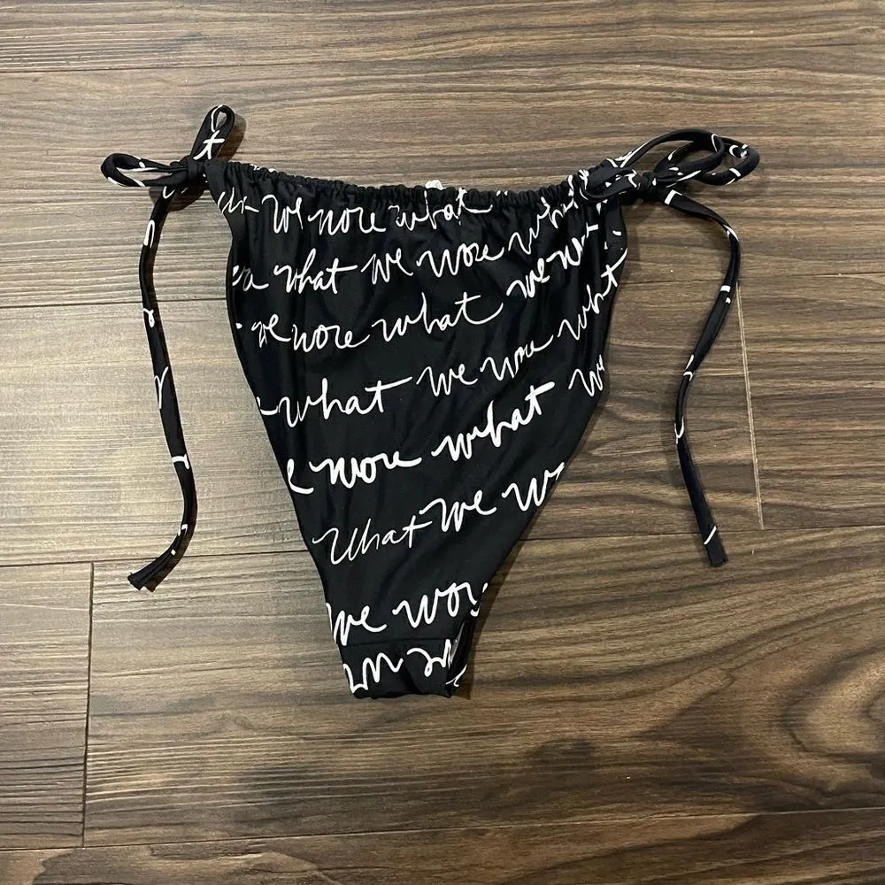 NWT WeWoreWhat Ruched String Bottom Size Medium! - Image 5