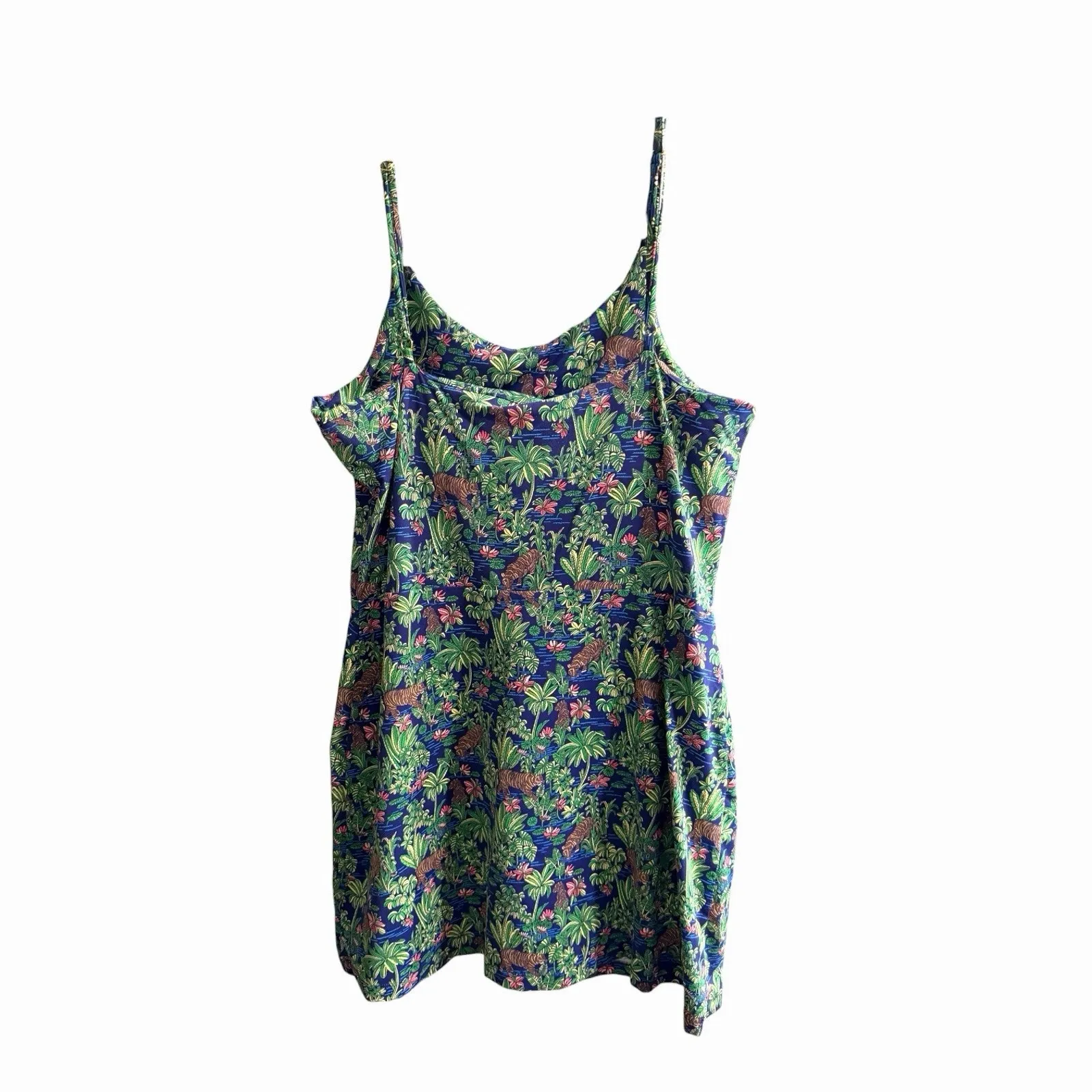 Tori Richard’s Woman’s Athletic Romper Sun Dress Leopard Tropical Tennis XL - Image 3