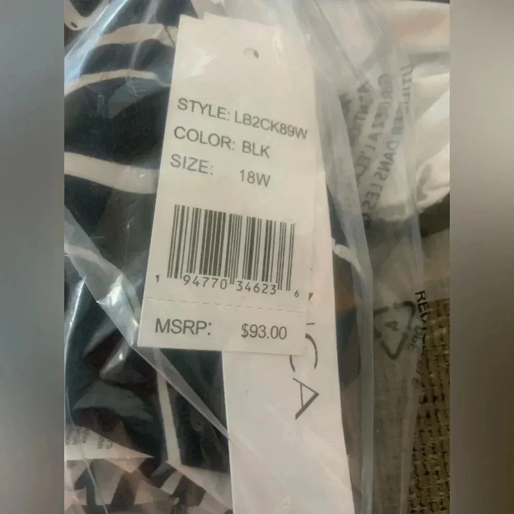 LA BLANCA Plus Moonlit One Shoulder Top Size 18W - Image 3