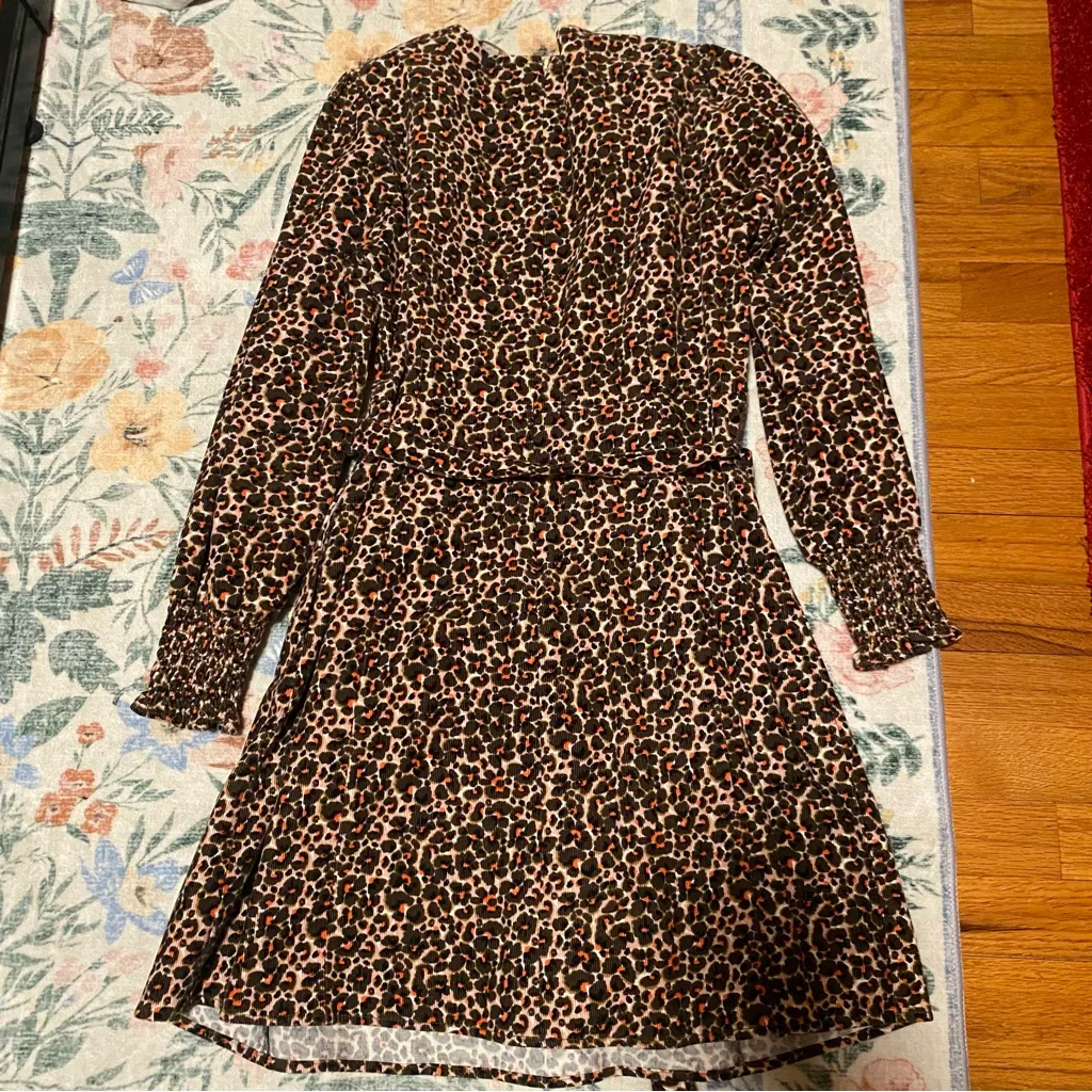 Boden Abstract Bud Corduroy Dress Petite Size 8 - Image 2