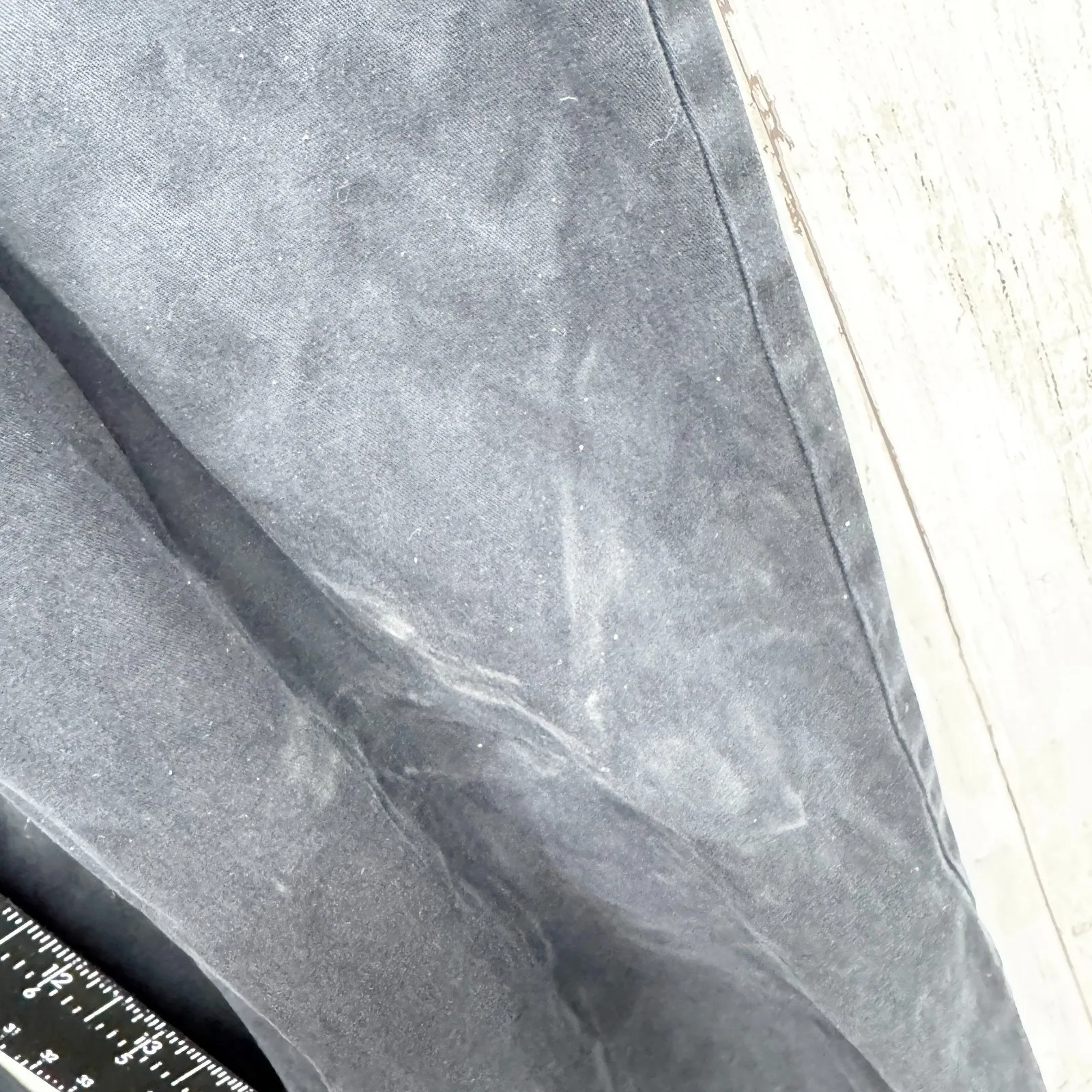 Anne Klein Pants Women Size 16 Black Stretch High Rise Straight Jeans Pockets - Image 6