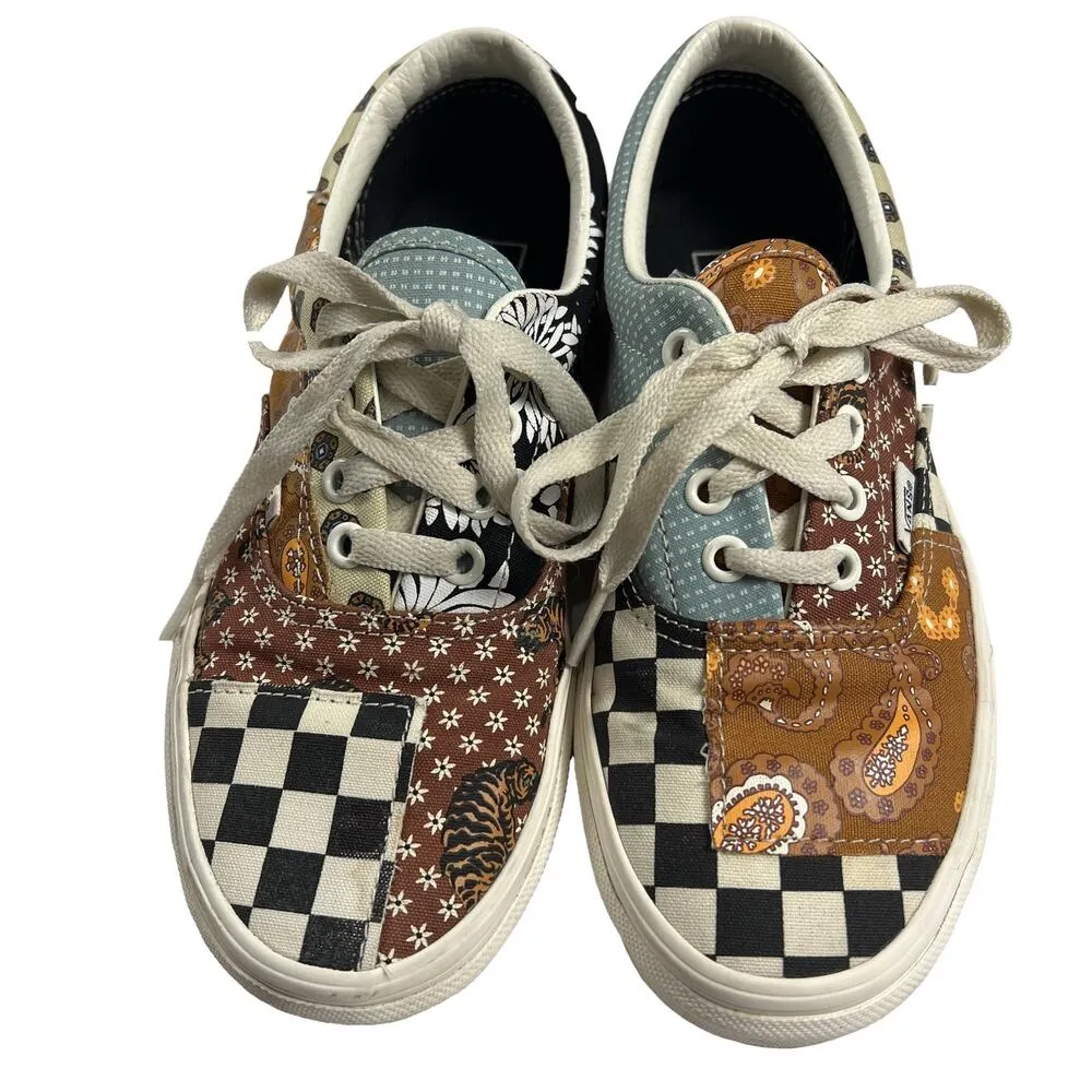 VANS Era Tiger Patchwork Unisex Sneaker Shoes Men's Size 5.5/Women's Size 7.0 - Image 3