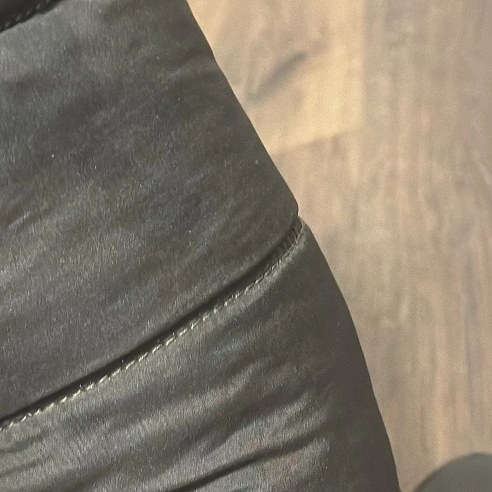 JUICY COUTURE Faux Fur Lined Knee High Platform Wedge boots Full Zip Green SZ 8 - Image 9